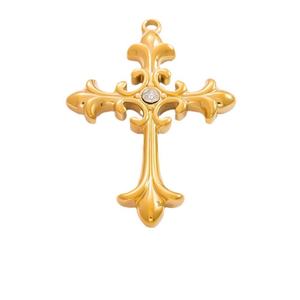 Colgantes y Dijes de Moda de Acero Inoxidable de Alta Calidad con Oro de 18K para Joyería DIY de Mujer, Accesorios para Collares y Pulseras - Product Image 5