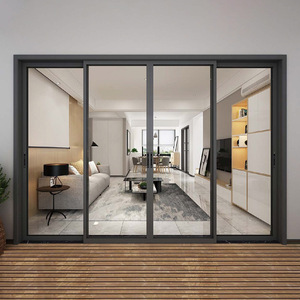 Salle de douche coulissante en acier inoxydable avec cloison de bain amovible en verre Porte mobile simple pour la maison ou l'hôtel - Product Image 4