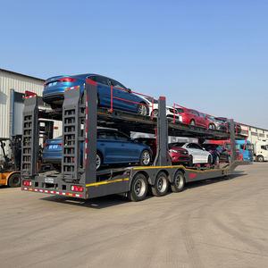 Semi-remorque porte-voitures à bas prix pour 6 à 10 véhicules, idéale pour le <span class=keywords><strong>transport</strong></span> sur routes difficiles en Afrique - Product Image 5