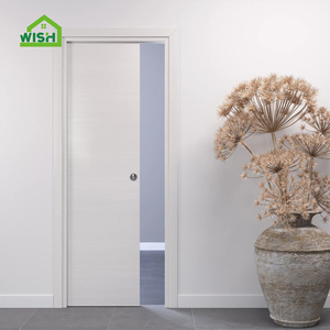 Wish Simple Design Porte coulissante invisible en bois cachée pour chambre à coucher - Product Image 4