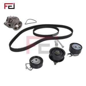 Nouveau Kit <span class=keywords><strong>de</strong></span> <span class=keywords><strong>courroie</strong></span> <span class=keywords><strong>de</strong></span> <span class=keywords><strong>distribution</strong></span> et pompe à eau FEI SEAT <span class=keywords><strong>SKODA</strong></span> VW Audi, vente directe usine, tendeur en acier et caoutchouc, garantie 12 mois - Product Image 2