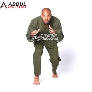 ชุดยูโด BJJ ผ้าคอตตอนผสมโพลีเอสเตอร์ ผลิตตามแบบ OEM น้ำหนักเบา สีตามสั่ง ระบายอากาศได้ดี - Product Image 2