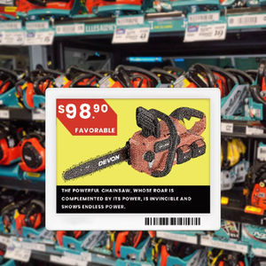 Zkong 5,8 дюймовая электронная этикетка с NFC <span class=keywords><strong>EAS</strong></span> интегрированный Электронный Ценник для магазина электроники, системы безопасности для розничной торговли - Product Image 1