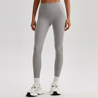 Legging de sport en Spandex sans couture, effet push-up et galbant, avec poches, pour femme