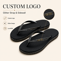 Tongs en PVC à paillettes pour hommes, légères, antidérapantes, sandales de plage d'été, vente en gros, prix abordable, expédition rapide, usage quotidien