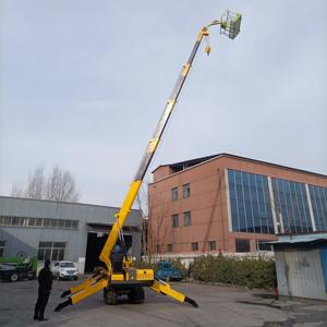 Mobile Crawler <b>Crane</b> 5 Ton Telescopic Small Hydraulic <b>Engine</b> Mini Spider Price Spider <b>Crane</b> - Product Image 2