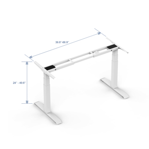 Nhà Máy Tùy Chỉnh Di Động Nâng Văn Phòng Máy Tính Ergonomic Điện Chiều Cao Có Thể Điều Chỉnh Bàn Ngồi Đứng Dual Motor Bàn - Product Image 5