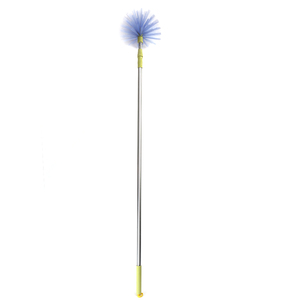 Balai à poussière télescopique pour toiles d'araignées, balai pour plafond avec manche en acier de 100 pieds, balai à poussière - Product Image 3