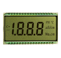 Compteur de vitesse d'avion avec écran LCD de type TN, affichages segmentés, contrôleur de climatisation automobile et affichage du masseur de tête