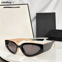 Lunettes de soleil œil de chat unisexes pour femmes, monture intégrale, anti-lumière bleue, UV400, haute qualité, durables, confortables, pour les vacances à la plage