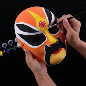 Masques en pulpe <span class=keywords><strong>de</strong></span> papier blancs à peindre, masques artisanaux vierges pour déguisements, décorations <span class=keywords><strong>de</strong></span> fête d'Halloween pour femmes et hommes - Product Image 5