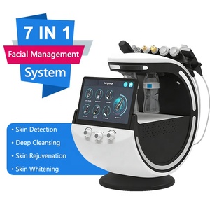 Appareil Esthétique <span class=keywords><strong>Soin</strong></span> de la Peau 2026 7-en-1 Glace Noire et Bleue Rajeunissement Cutané Hydrodermabrasion Machine de Traitement Facial Coréen - Product Image 1