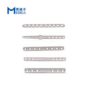 Baja tahan karat implan ortopedi pelat lurus 1.5mm (tebal) garansi 1 tahun bersertifikat <span class=keywords><strong>CE</strong></span> untuk rumah sakit hewan - Product Image 2