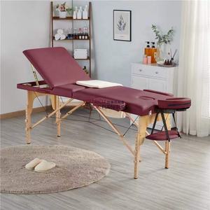<span class=keywords><strong>Table</strong></span> <span class=keywords><strong>de</strong></span> <span class=keywords><strong>massage</strong></span> pliable portable multifonctionnelle pour salon <span class=keywords><strong>de</strong></span> beauté et spa, facile à transporter - Product Image 2