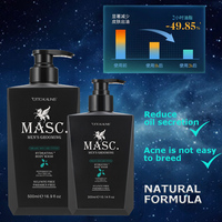 Savon liquide nettoyant pour le corps pour hommes marque privée bio apaiser la peau parfumée gel douche mousse sans sulfate offrant un nettoyage efficace