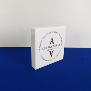 Free Standing Clear Engraved Acrylic <strong>Table</strong> <strong>Numbers</strong> Desktop Acrylic Sign Block for Office - Product Image 3