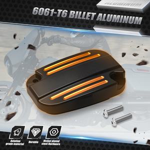 ฝาครอบกระบอกแม่ปั๊มคลัตช์หน้า NICECNC สำหรับรถฮาร์เลย์ โร้ดคิง FLHR ปี 2017-20 ฟรีวีล FLRT ปี <span class=keywords><strong>2019</strong></span> สตรีทไกลด์ สเปเชียล FLHXS - Product Image 4