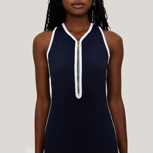 Suéter de Punto Personalizado con Logotipo, Talla Grande, Transpirable, de Algodón, para Mujer, Ajustado, Deportivo, Casual, para Tenis - Product Image 4