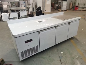 カスタムデザインステンレス鋼単温度バブルティーカウンターフリーザー120-200L容量ミルクティーボバティーカフェ用 - Product Image 3