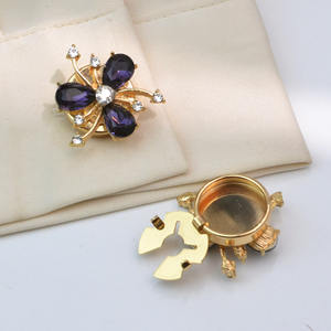 ที่หุ้มกระดุมไข่มุกพลอยเทียมดอกไม้มุกสีสัน JFRB209สำหรับงานประดิษฐ์เสื้อผ้างานฝีมือเย็บ - Product Image 3