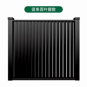 Clôture de jardin et de piscine en aluminium à lames verticales modernes, disponible en OEM, facile à installer soi-même, 1,80 m, pour usage résidentiel - Product Image 5
