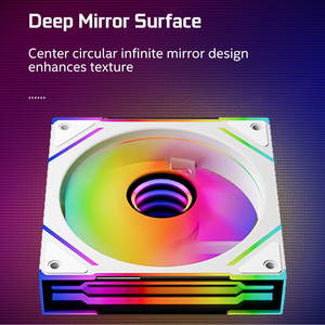 Jungle Leopard Prism 4EX ARGB case Fan pour boîtier de bureau 120mm Support Light Sync 4pin Pwm - Product Image 5