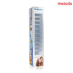 Meisda SC105B réfrigérateur à affichage Vertical de boisson Redbull, mince, porte en verre usagé, 105L avec ETL - Product Image 2