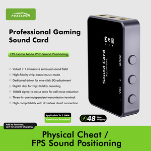 3-In-1 Audio Adapter USB Stereo Sound Card <b>For</b> <b>Gaming</b> <b>PC</b> Headset Connection - Product Image 5