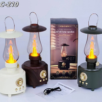 Lampe de camping portable en bronze 5W puissance 1200mAh batterie Design classique avec éclairage LED haut-parleur portable BT