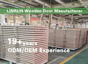 Portes en bois mélaminé modernes de haute qualité avec isolation phonique, vente chaude en Chine, portes intérieures solides pour chambre à coucher, appartement, hôtel - Product Image 5