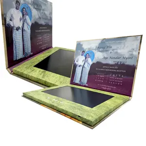 Laser Gesneden Bruiloft Uitnodiging Usb Box Digitale Bruiloft Wenskaart Album Mailer Geschenkdoos Boek Video Brochure