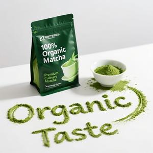 Té Verde Matcha Orgánico Puro Instantáneo de Alta Calidad para Adelgazar, Certificado HALAL, Grado Ceremonial, Venta al Por Mayor de Fábrica OEM - Product Image 1