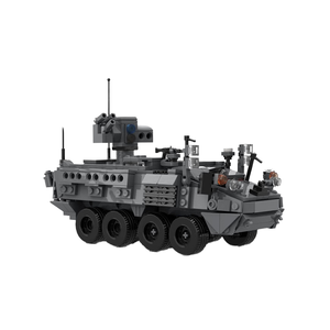 Modelo de tanque militar Vehículo de juguete camión de Guerra del Ejército Panzer <span class=keywords><strong>Mini</strong></span> juegos de bloques de construcción MOC para niños transporte de ladrillos de plástico - Product Image 5