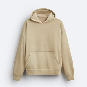 Wholesale Oversized Vintage Blank Pullover Y2k Boxy <strong>Hoodies</strong> <strong>Men</strong> Custom Heavyweight Cotton 400gsm Fleece <strong>Hoodi</strong> <strong>for</strong> Man Streetwear - Product Image 2