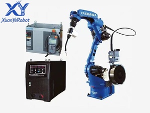 روبوت متنقل ذاتي الحركة بحمولة 150 كجم مع وحدة تحكم YASKAWA PLC بجهد 380 فولت، روبوت لحام عالي الجودة، مساعد إنتاج بتصنيف IP67 مع ضمان لمدة عام - Product Image 1
