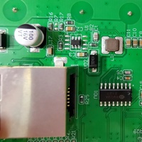 Assemblaggio di Circuiti Stampati Industriali OEM, Strati Flessibili (Fino a 22), Materiale FR-4, Finitura Superficiale ENIG per PCBA di Monitoraggio e Controllo