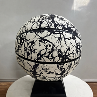 Ballon de basketball holographique lumineux à motif de branches, antidérapant, durable, pour adultes et étudiants, fabriqué en Chine