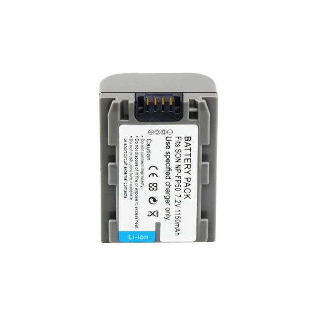 Replacement Battery NP-FP50 NP FP50 NP-FP90 NP-FP30 Rechargeable Camera Battery for Sony HC21E HC30E HC40E HC85E HC602E HC603