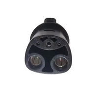 Adaptateur de chargeur de voiture électrique J1772 pour Tesla, 60 ampères / 250 V AC, compatible avec l'adaptateur de chargeur de voiture électrique SAE J1772 pour Tesla