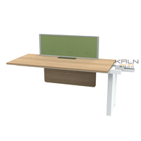 Meubles de bureau en métal au design moderne, poste de travail pour 6 personnes, pour les petits espaces
