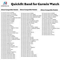 Bracelet magnétique en acier inoxydable QuickFit 22 mm 26 mm pour montre connectée Garmin Fenix 9 8 E 7 7X 6 6X