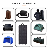 Tissu Cordura en nylon 500D imperméable avec revêtement PU résistant à l'abrasion pour sac à dos tactique et équipement de plein air