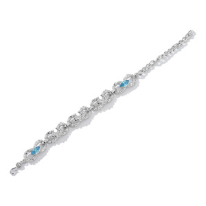 CashTrippyxR Naxi Moon Bracelet 15cm Adjustable Full Diamond Zircon Inlay Women's Hip Hop Jewelry - Product Image 2