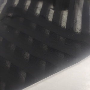 Tela de Chifón Jacquard con Rayas de <span class=keywords><strong>Sombra</strong></span>, Transpirable, Transparente y Sexy para Vestidos y Blusas - Product Image 5