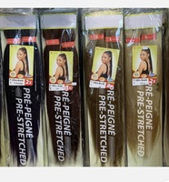 BELEZA EZ2X 8 #   Nuove Estensioni per Capelli Sintetici Pre-Stirati OPP Pack da 26 Pollici per Box Braids, Texture Yaki, Vendita all'Ingrosso