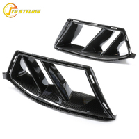Conduits d'air avant en carbone sec pour BMW M3 G80 G82 G83 M4, garniture de ventilation de pare-chocs double en carbone véritable