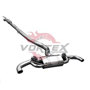 Système d'échappement Catback Vortex haute performance en acier inoxydable poli miroir 1,5 mm pour Mercedes-Benz A45S A45 AMG W177 - Product Image 2