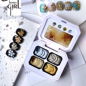 Kit de vernis à <span class=keywords><strong>ongles</strong></span> UV solide non toxique longue durée, sans rinçage, effet gel flash, peinture métallique densifiée 4 couleurs personnalisées, pour dessin <span class=keywords><strong>sur</strong></span> <span class=keywords><strong>ongles</strong></span> - Product Image 5