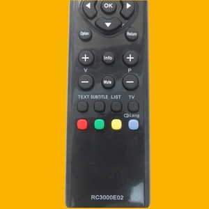 Télécommande Crystal Pearl Tianhong Rc3000e02 pour téléviseur intelligent Tvlcd, version anglaise, Code fixe, portée de 10m, noir - Product Image 2