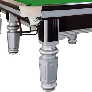 Bàn bida Trung Quốc 9ft tùy chỉnh, gỗ nguyên khối, bàn bida đen Trung Quốc, bàn bi-a 8 bi. - Product Image 4